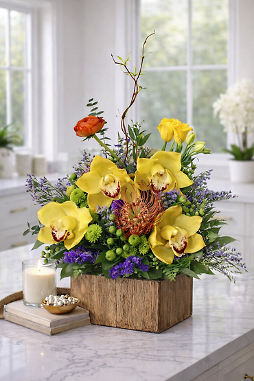 Cymbidium Orchid Arrangement