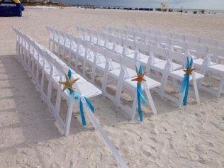 Starfish Chair Decor (Rental)