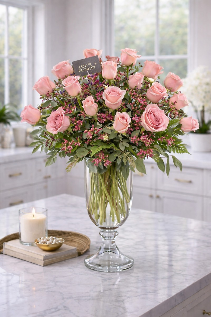 Perfect Pink Rose Bouquet