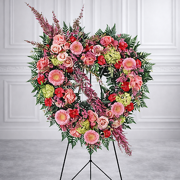 Eternal Rest Heart Wreath