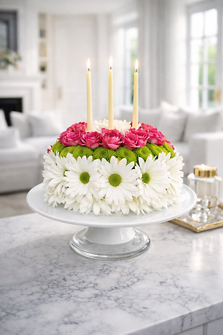 Sweetest Birthday Flower Cake