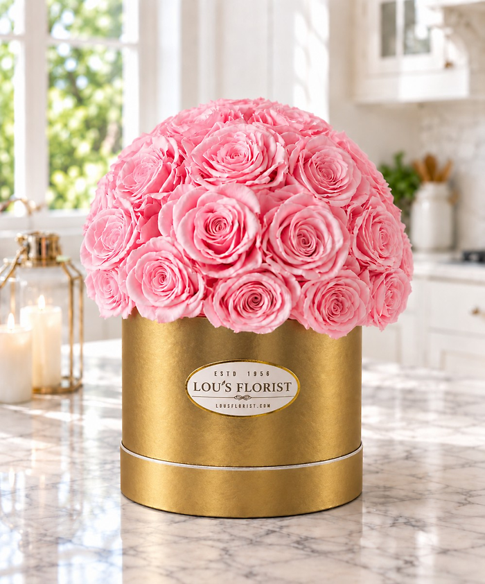 Blushing Rose Hatbox