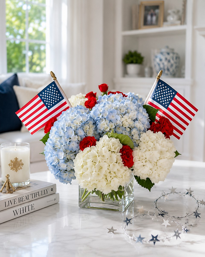 Patriotic Hydrangea Celebration