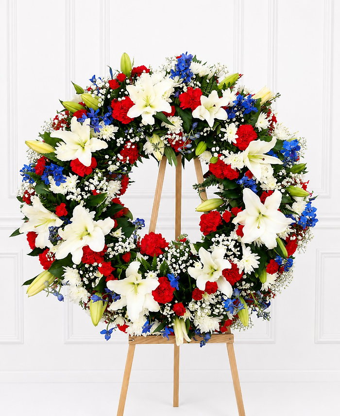Patriotic Tribute Wreath
