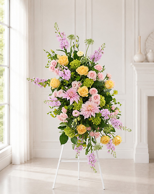 Blushing Meadow Standing Spray