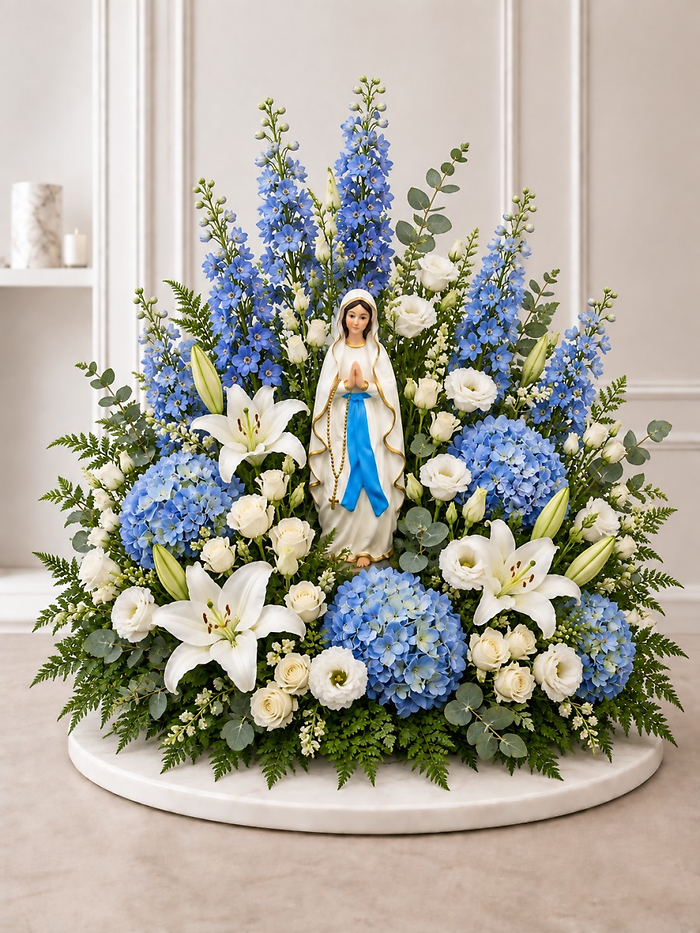 Mary’s Heavenly Blue Tribute