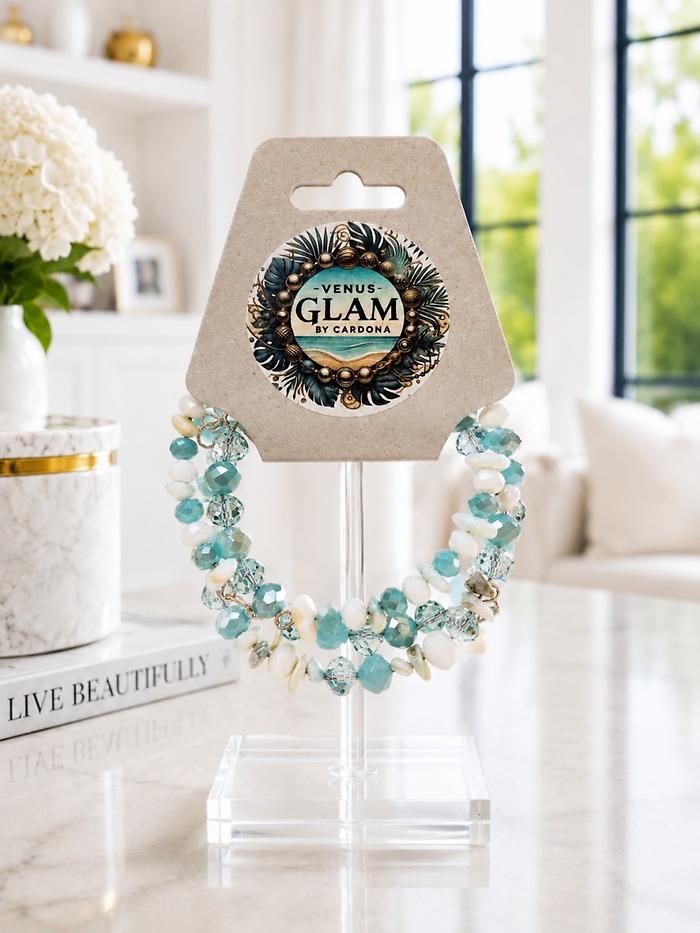 Venus Glam by Cardona light blue