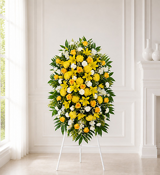 Golden Light Standing Spray