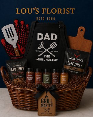 Dad\'s Grill Master BBQ Gift Basket