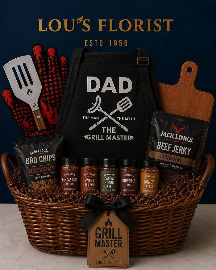 Dad\'s Grill Master BBQ Gift Basket