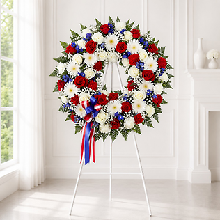 Patriotic Tribute Wreath