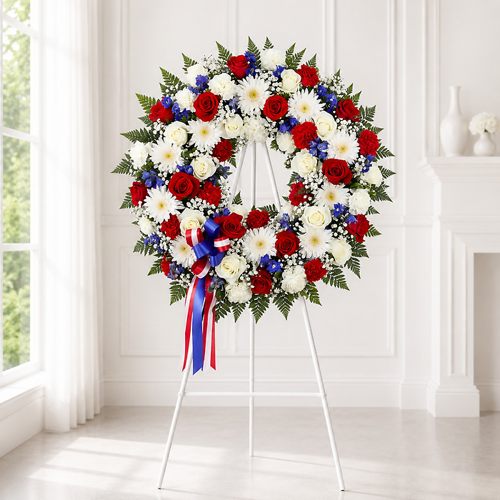 Patriotic Tribute Wreath