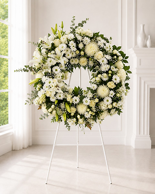 Peaceful Garden Remembrance Wreath