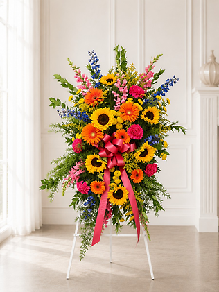 Sunshine Celebration Standing Spray