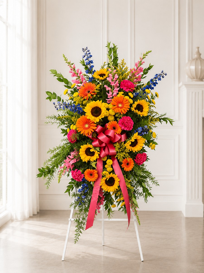 Sunshine Celebration Standing Spray