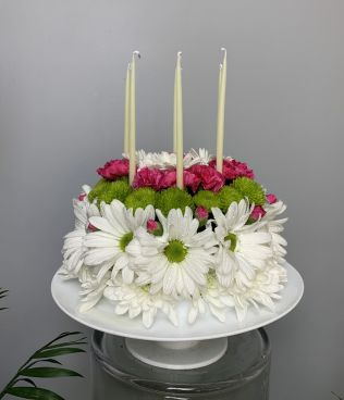 Sweetest Birthday Flower Cake
