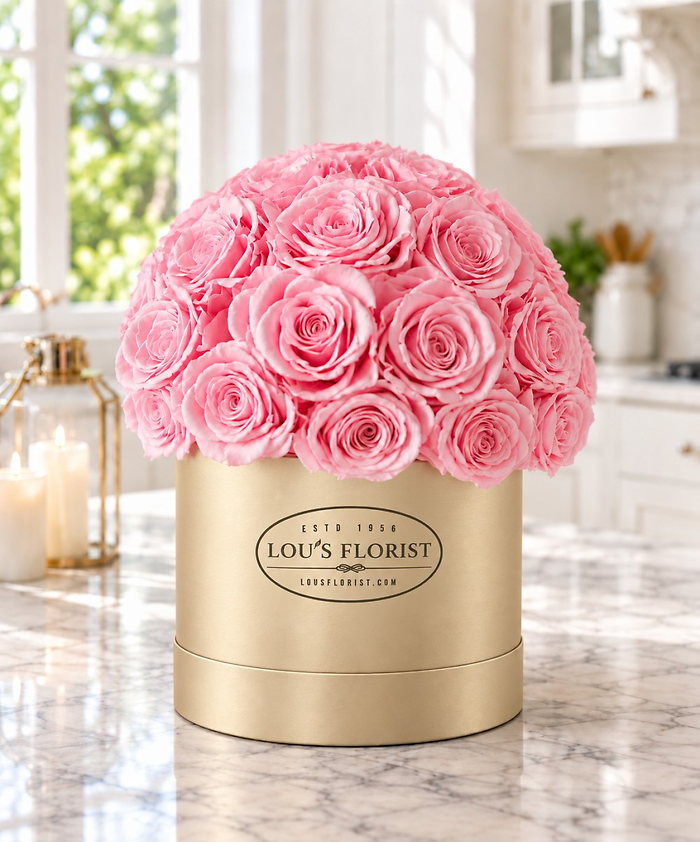 Blushing Rose Hatbox