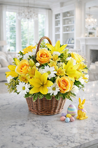 Golden Garden Basket