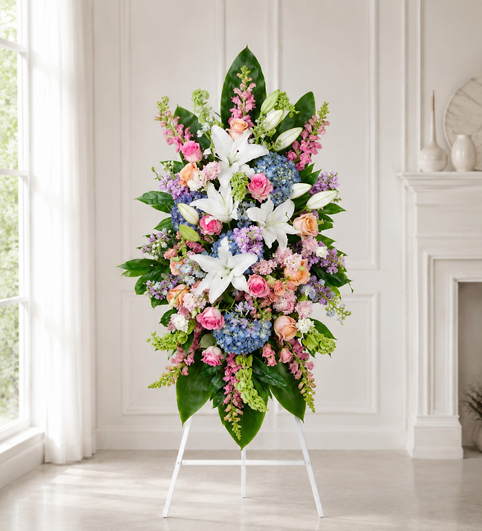 Pastel Grace Standing Spray