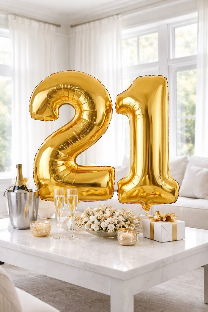 Custom Number Balloons