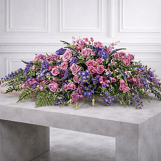 Blanket of Flowers Casket Spray