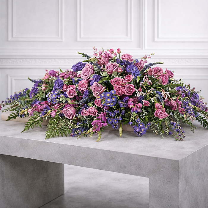 Blanket of Flowers Casket Spray