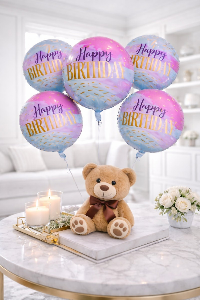 Bear & Balloon Bunch