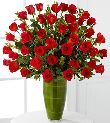Fascinating Luxury Rose Bouquet-24-in Premium Long-Stemmed Roses
